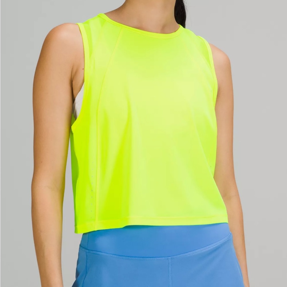 Lululemon neon yellow tank